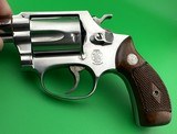 COLLECTOR QUAILTY, 1966 SMITH & WESSON, MODEL 60 NO DASH, .38, 2 INCH W/ FACTORY BOX & PAPERWORK - Image 5 of 15