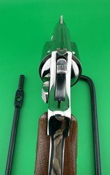COLLECTOR QUALITY- 1973 SMITH & WESSON, MODEL 36 NO DASH, NICKEL, CHIEFS SPECIAL. W/ FACTORY BOX, PAPERS W/ ADDITIONAL S&W ROSEWOOD PRESENTATION GRIPS - Image 5 of 18