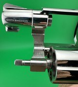 COLLECTOR QUALITY- SMITH & WESSON MODEL 10-5, NICKEL, 2 INCH SNUB, W/ FACTORY BOX, SERIALIZED WALNUT GRIP & PAPERWORK - Image 3 of 14