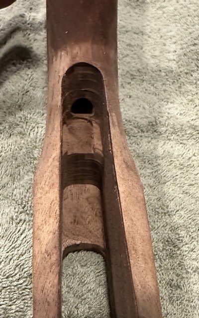 SAVAGE 99 LEVER ACTION- GRADE 4 WALNUT, REPLACEMENT STOCK SET- INCREDIBLE FIDDLE WAVE GRAIN PATTERN - Image 15 of 19