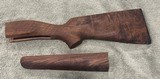 SAVAGE 99 LEVER ACTION- GRADE 4 WALNUT, REPLACEMENT STOCK SET- INCREDIBLE FIDDLE WAVE GRAIN PATTERN - Image 1 of 19