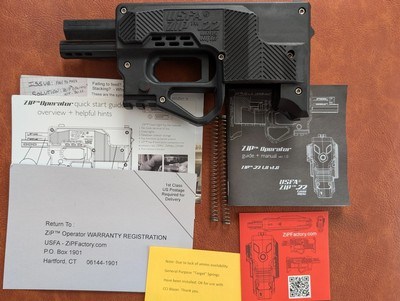 U.S.F.A. ZiP 22 bull-pup pistol w/ original box - Image 1 of 9