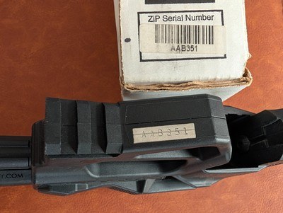 U.S.F.A. ZiP 22 bull-pup pistol w/ original box - Image 2 of 9