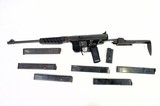 Demro XF7 WASP Open Bolt semi-auto 9mm/45ACP with Sten mags - Image 1 of 12