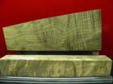 AAA FANCY GRADE CURLY CLARO WALNUT 2 PIECE GUN BLANK SET - 1 of 2