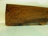 AAA EXTRA FANCY CLARO WALNUT GUN STOCK BLANK WITH WAVEY FIGURE AND FIDDLE BACK - 2 of 4