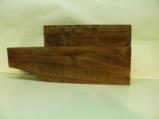 AAA EXTRA FANCY CLARO WALNUT WITH FEATHER AND CROTCH 2 PIECE BLANK - 3 of 4