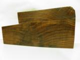 AAAA EXHIBITION GRADE CLARO WALNUT OUTSTANDING CURLY FIGURE WITH FIDDLEBACK 2 PIECE GUN BLANK - 3 of 4