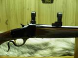 BROWNING MODEL 1885 LOW WALL CAL: 22 HORNET BLUEING 99% WOOD A FEW SMALL MARKS - 3 of 8