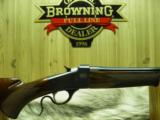 BROWNING MODEL 1885 SINGLE SHOT 