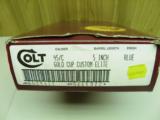 COLT LIMITED EDITION GOLD CUP NATIONAL MATCH CUSTOM ELITE 45 ACP 100% NEW IN BOX! - 7 of 8
