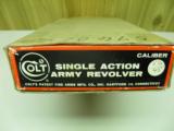 COLT SINGLE ACTION ARMY 2ND GENERATION CAL: 45 LC 100% NEW AND UFIRED IN FACTORY BOX - 1 of 12