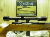 WEATHERBY MARK XXII RIMFIRE DELUXE RIFLE, CLIP FEED WITH WEATHERBY MARK XXII SCOPE
- 2 of 11