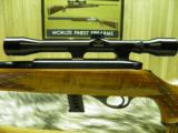 WEATHERBY MARK XXII RIMFIRE DELUXE RIFLE, CLIP FEED WITH WEATHERBY MARK XXII SCOPE
- 7 of 11