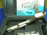 SIG SAUER P220 45 IN A VERY SCARCE FACTORY NICKEL FINISH 100% NEW WITH BOX, CASE, PAPER WORK - 6 of 8