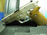 SIG SAUER P220 45 IN A VERY SCARCE FACTORY NICKEL FINISH 100% NEW WITH BOX, CASE, PAPER WORK - 4 of 8