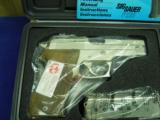 SIG SAUER P220 45 IN A VERY SCARCE FACTORY NICKEL FINISH 100% NEW WITH BOX, CASE, PAPER WORK - 3 of 8