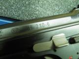 SIG ARMS MODEL P 210-6 9MM MFG: SWITZERLAND 100% NEW IN FACTORY BOX WITH PAPERS - 6 of 9