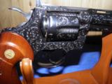 COLT PYTHON
"6" WITH EXUISITE FACTORY FULL COVERAGE "D" ENGRAVING FACTORY CASED! - 2 of 9