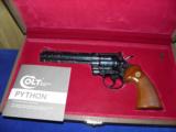 COLT PYTHON
"6" WITH EXUISITE FACTORY FULL COVERAGE "D" ENGRAVING FACTORY CASED! - 9 of 9