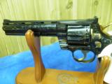 COLT PYTHON 6" BEAUTIFULY ENGRAVED AND GOLD ACCENTS 100% UNFIRED AND CASED - 2 of 10