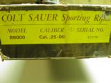 COLT SAUER SPORTING RIFLE CAL: 25/06 "HARD TO FIND CALIBER" 100% NEW IN FACTORY BOX! - 10 of 10