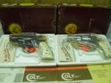 COLT PYTHON "SNAKE EYES SET" NEW AND UNFIRED IN FACTORY BOXES WITH "DISPLAY CASE" - 3 of 12