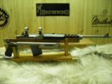 1ST YEAR RUGER MINI-14 STAINLESS RANCH RIFLE WITH FACTORY FOLDING STOCK 100% NEW IN ORGINAL FACTORY BOX! - 2 of 9