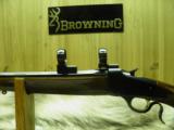 BROWNING MODEL 1885 LOW WALL CAL: 223
OCTAGON BARREL ,WITH BASES AND RINGS - 6 of 9
