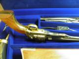 COLT US CAVALRY COMMEMORATIVE SET, TWO COLT MODEL 1860 REVOLVERS, SHOULDER STOCK 100% NEW IN FACTORY WALNUT CASE! - 8 of 11