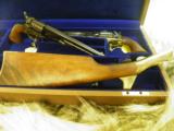 COLT US CAVALRY COMMEMORATIVE SET, TWO COLT MODEL 1860 REVOLVERS, SHOULDER STOCK 100% NEW IN FACTORY WALNUT CASE! - 6 of 11