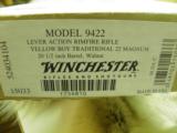 WINCHESTER TRADITIONAL 9422 YELLOW BOY CAL. 22WMR. 100% NEW IN FACTORY BOX. - 2 of 7