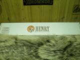HENRY REPEATING ARMS
LEVER ACTION 22 OCTAGON BARREL, DELUXE WOOD, 100% NEW IN BOX! - 9 of 10