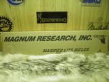 MAGNUM RESEARCH MAGNUM LITE GRAPHITE RIFLE 22 WMR 100% NEW AND UNFIRED IN FACTORY BOX!
- 1 of 11