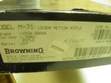 BROWNING MODEL 71 HIGH GRADE RIFLE CAL. 348 100% NEW IN FACTORY BOX!! - 12 of 13