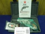 RUGER GP1OO 357 MAGNUM STAINLESS 100 % NEW AND UNFIRED IN FACTORY BOX. - 1 of 7