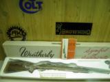 WEATHERBY MARK V DELUXE VARMINTMASTER CAL: 224with 26" BARREL "NEW IN BOX" - 1 of 12