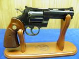 COLT PYTHON 4" BLUE FINISH 99%+
WITH BOX AND PAPER WORK! - 4 of 10