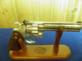 COLT PYTHON 6" BRIGHT NICKEL FACTORY ENGRAVED "C" COVERAGE - 6 of 8