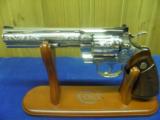 COLT PYTHON 6" BRIGHT NICKEL FACTORY ENGRAVED "C" COVERAGE - 3 of 8