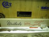WEATHERBY MARK VCUSTOM DELUXE VARMINTMASTER CAL: 224WITH 26" BARREL 100% NEW AND UNFIRED IN BOX! - 1 of 12