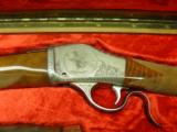 BROWNING BICENTENNIAL 1876 - 1976 SET MODEL 78 45-70 GOVT. 100% NEW IN FACTORY CASE! - 3 of 13