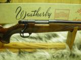 WEATHERBY MARK V DELUXE VARMINTMASTER CAL: 224, 26" BARREL GERMAN MANF: "EXHIBITION" GRADE WOOD, NEW AND UNFIRED IN BOX!!!! - 4 of 13