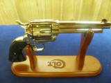 COLT SINGLE ACTION ARMY 45 LC. 5 1/2" BARREL BRIGHT NICKEL UNFIRED IN FACTORY BOX. - 4 of 9