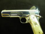 COLT MKIV SERIES 80 GOLD CUP NATIONAL MATCH, 45 ACP "ULTIMATE" BRIGHT STAINLESS STEEL - 7 of 8