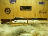BROWNING 1886 RIFLE CAL: 45/70 26" OCTAGON BARREL, NEW AND UNFIRED
IN FACTORY BOX,WITH SELECT GRADE FIGURE WOOD. - 3 of 14