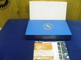 COLT SAA 45 COLT 4 3/4" BARREL BEAUTIFUL HIGH GLOSS BLUE AND CASE COLORS UNFIRED IN FACTORY BOX - 1 of 10