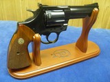 COLT TROOPER MKIII
CAL: 22LR. 4" BARREL, BLUED FINISH, WITH FACTORY CORRECT BOX., MATCHING END LABEL. - 4 of 11