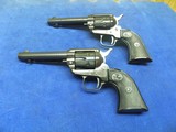 PAIR OF COLT SINGLE ACTION FRONTIER SCOUTS, ONE 22LR, AND ONE 22WMR. - 4 of 6
