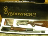 BROWNING MODEL 12 HIGH GRADE V 20GA. "BEAUTIFUL FEATHER FIGURE" WOOD 100% NEW IN FACTORY BOX! - 2 of 8